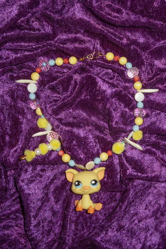 lil piggy BFF's LPS necklace