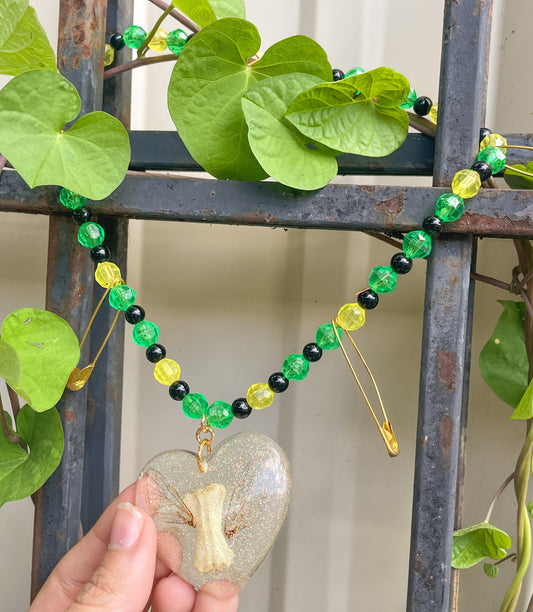 winged bonez necklace